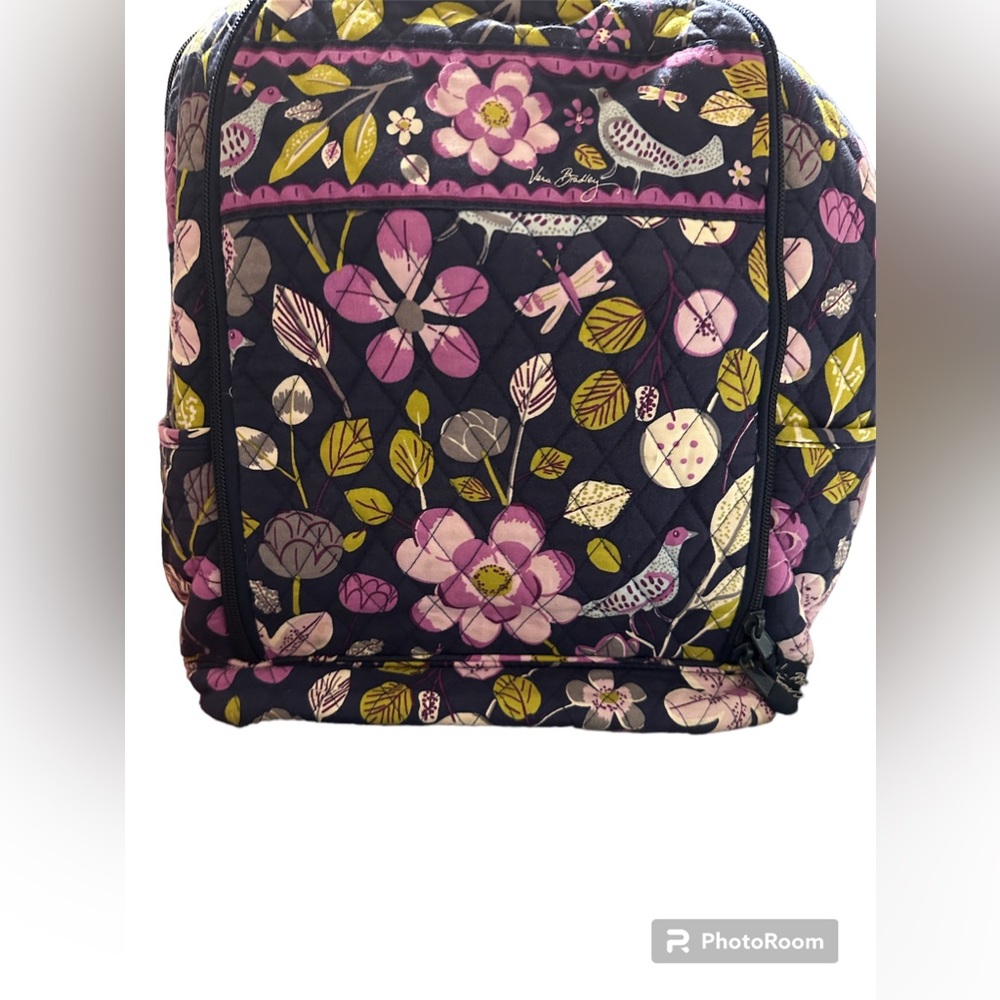 Vera Bradley Floral Nightingale Laptop Backpack